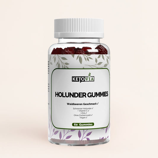 Holunder + Vitamin C + Zink Gummies - 60 Stk.