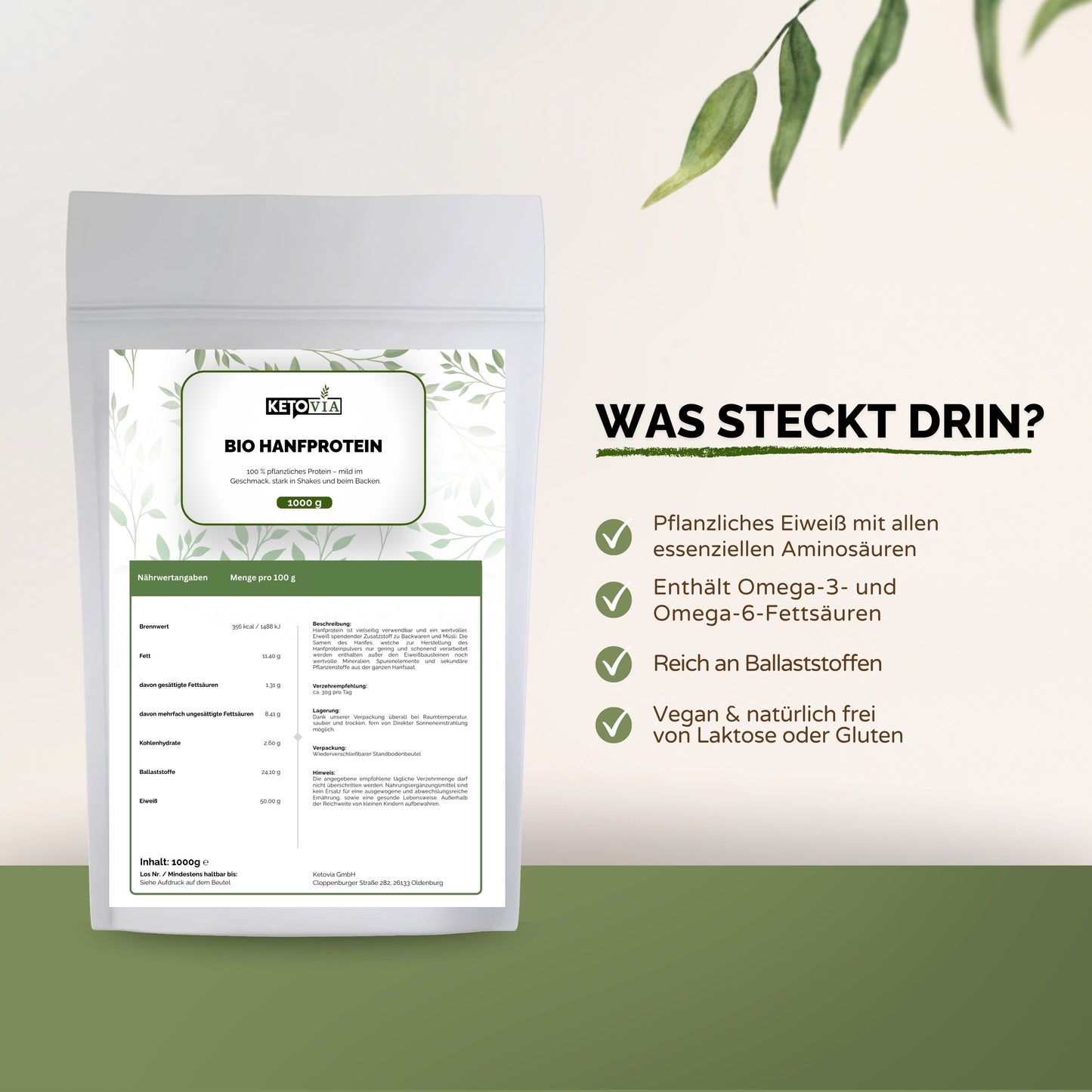 Bio Hanfprotein
