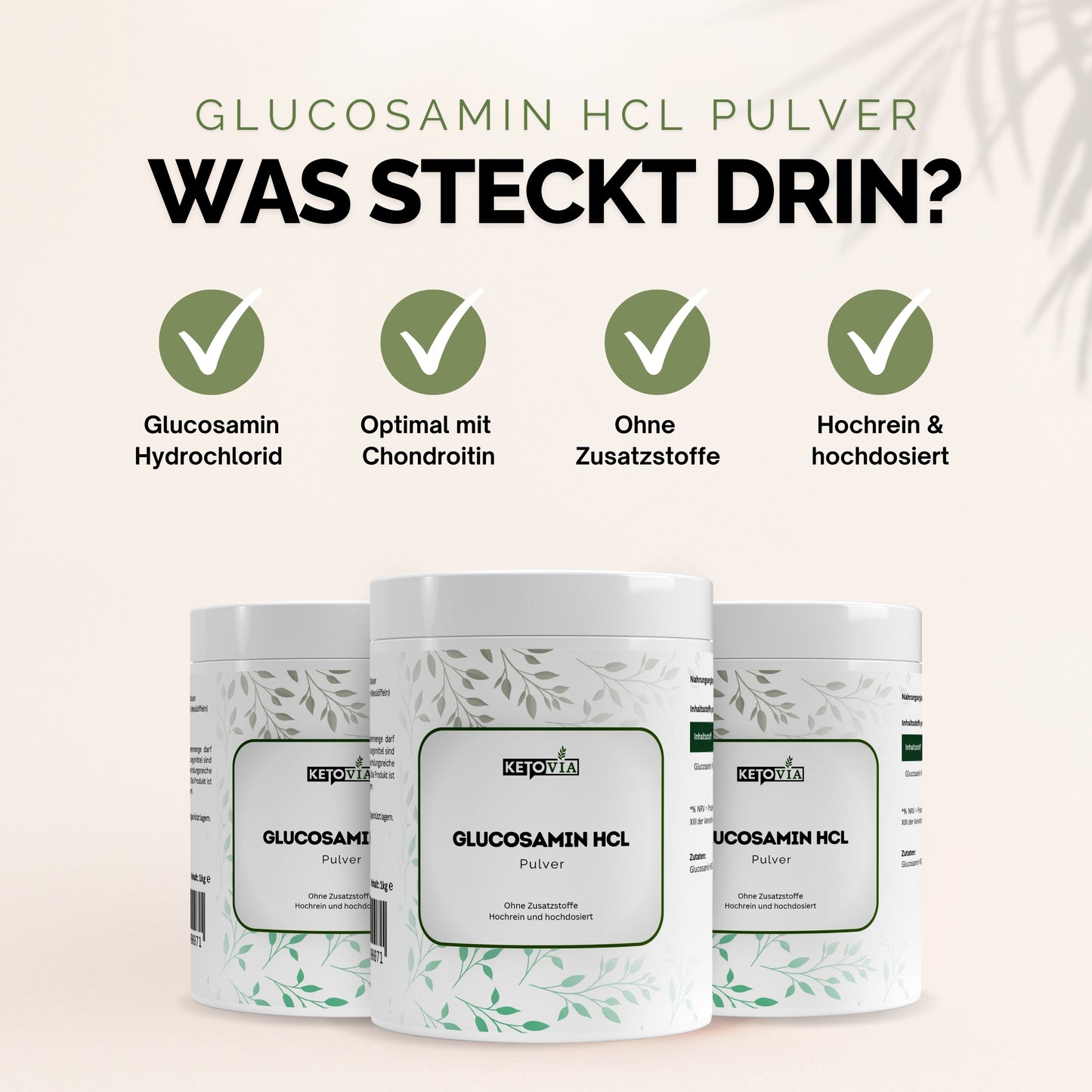 Glucosamin Pulver - 1.000g