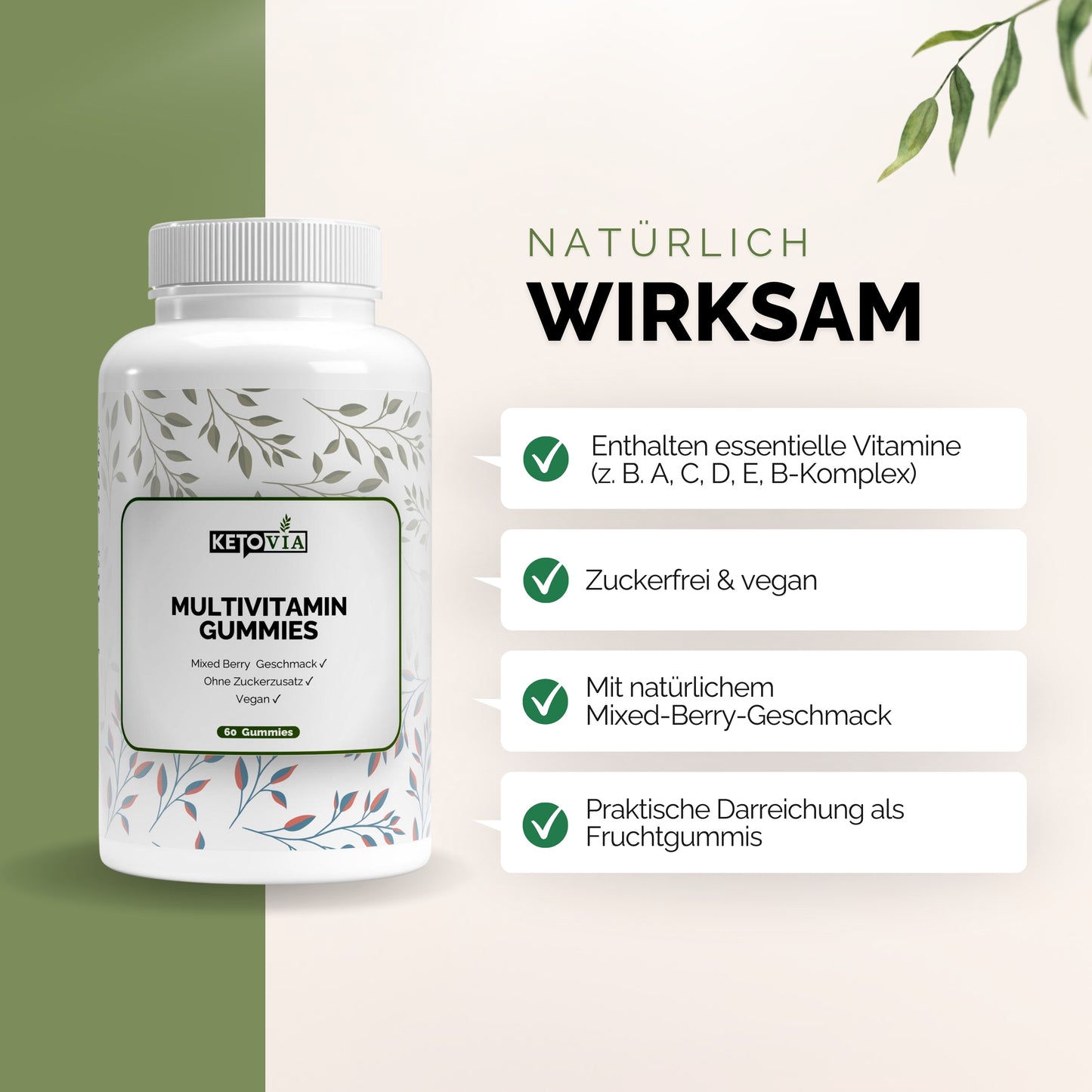 Premium Multivitamin + Mineral Gummies - 60 Stk.
