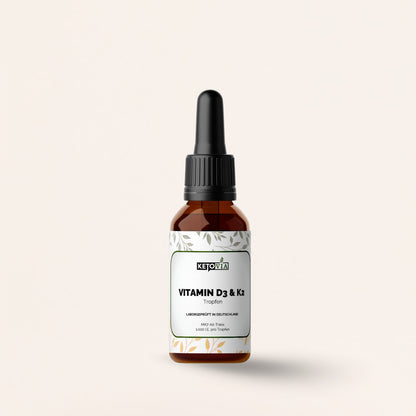 Vitamin D3 + K2 - 1.700 Tropfen (1.000 I.E.) - 50ml
