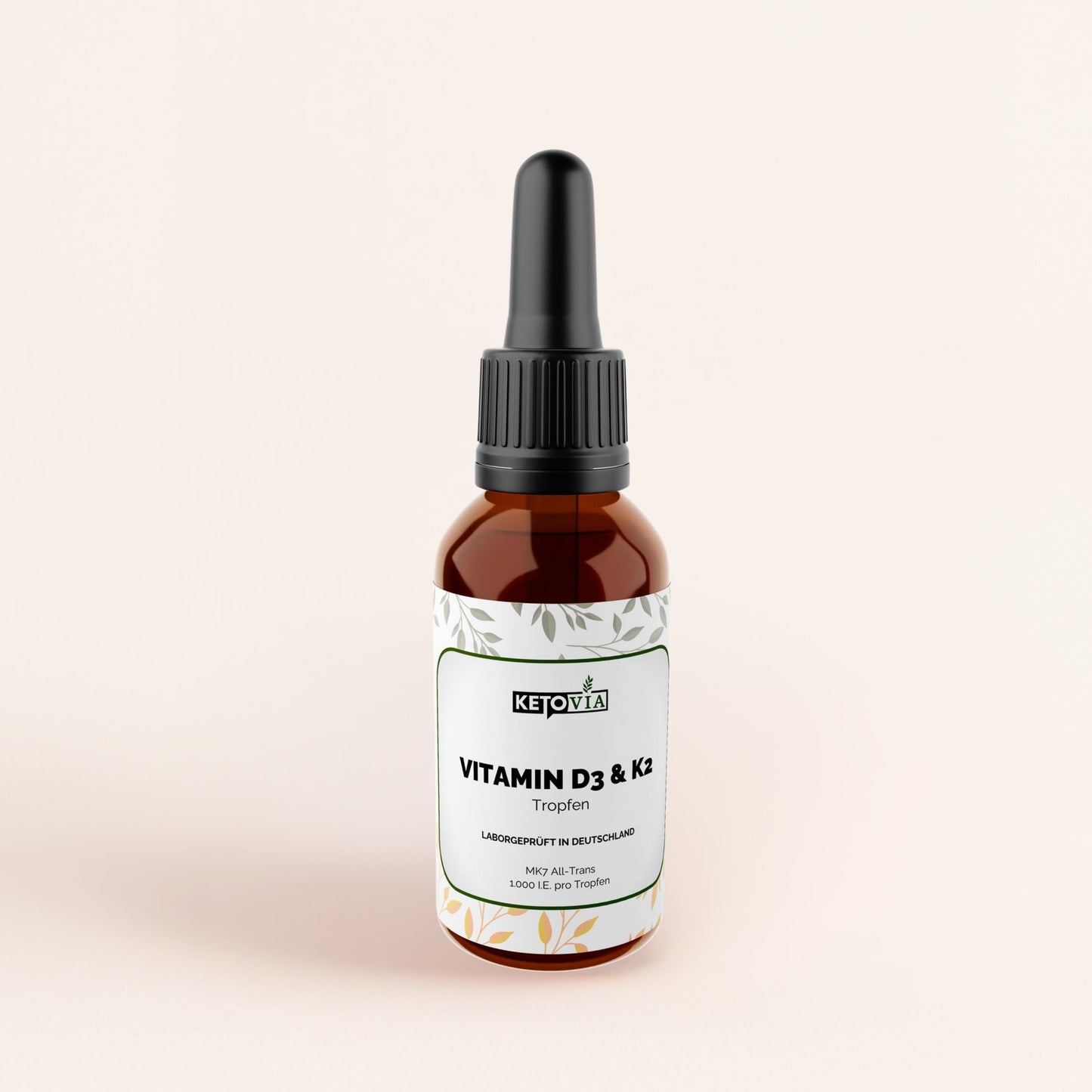 Vitamin D3 + K2 - 1.700 Tropfen (1.000 I.E.) - 50ml