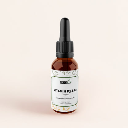 Vitamin D3 + K2 - 1.700 Tropfen (1.000 I.E.) - 50ml