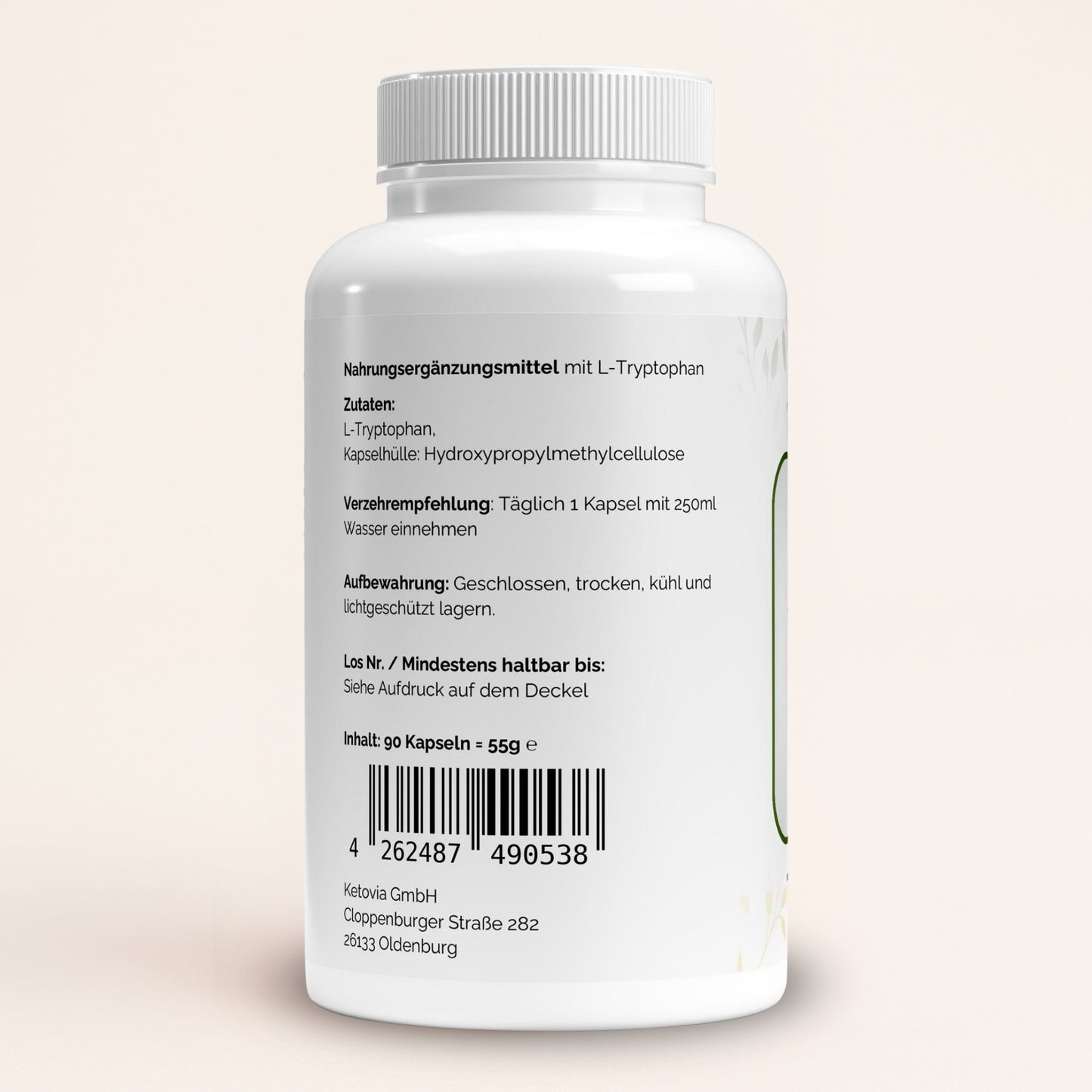 L-Tryptophan - 90 Kapseln