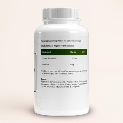 Ägyptisches Schwarzkümmelöl - 240 vegane Softgels