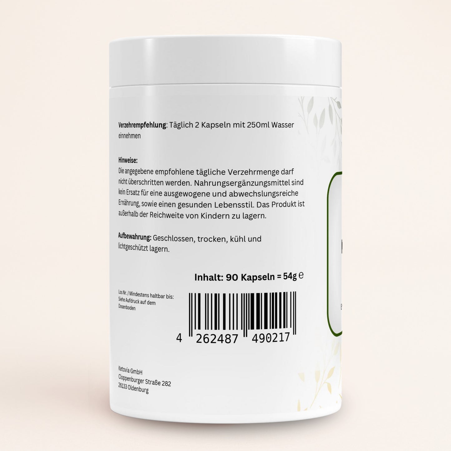 Magnesium Komplex + Vitamin B6 - 90 Kapseln