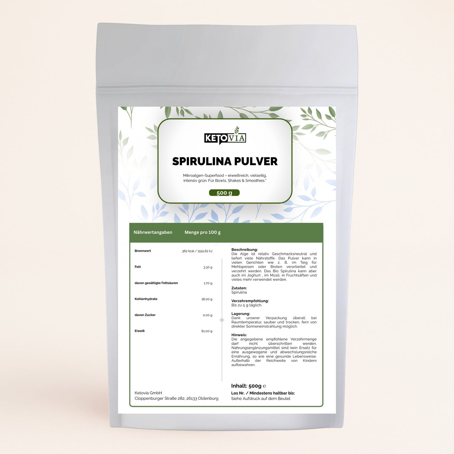 Spirulina Pulver